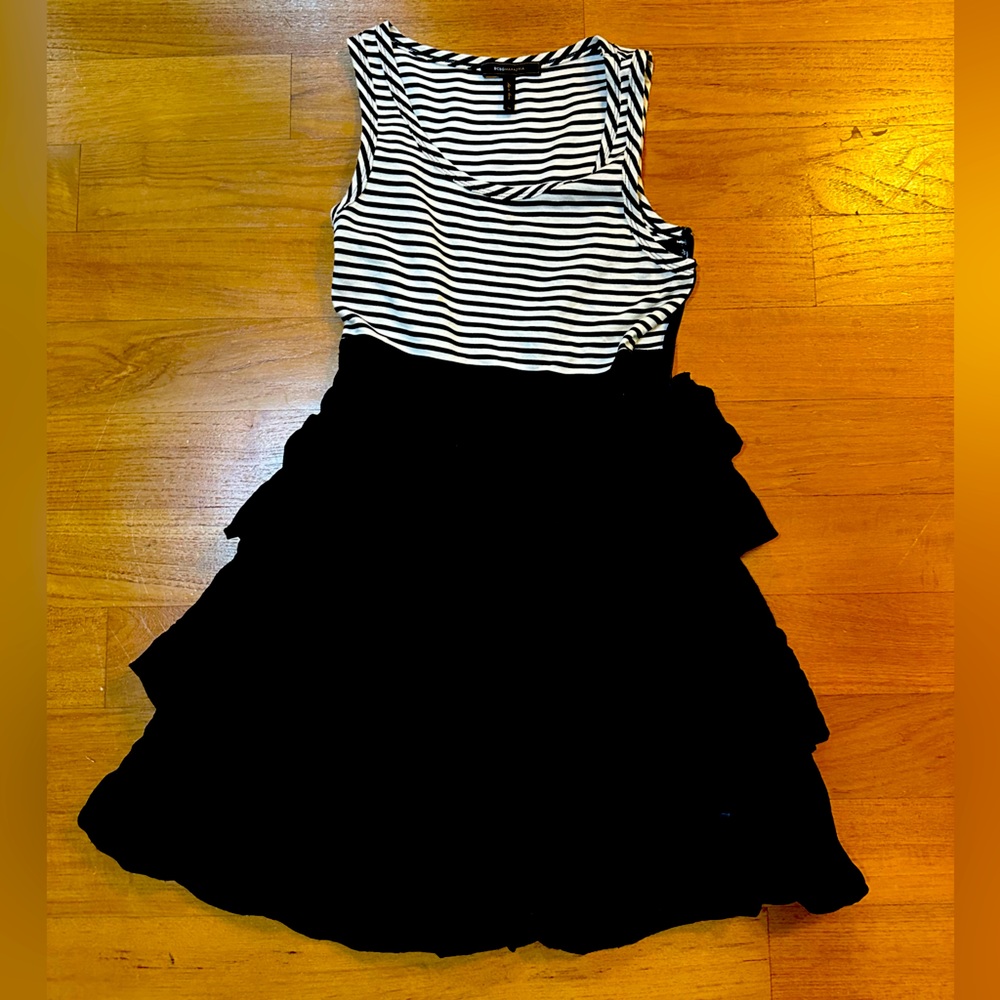 BCBG Mixed Media Dress